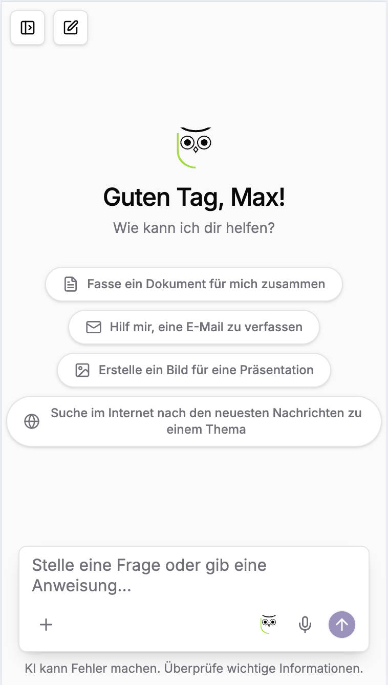 aiWorkplace auf dem Smartphone